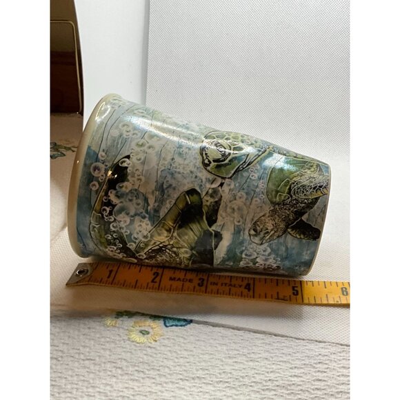 SeaWorld Sea Turtle Ceramic Mug 16oz Fun Drinkware for Ocean Lovers - Picture 3 of 11